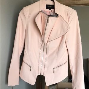 Pink Pleather Jacket Size 40